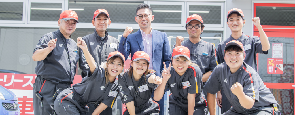 車検を軸に圧倒的なカーケア収益をあげ、<br>アイックスの前輪を強力に回すSSをつくる。<br>その名も「ゴッドステーション」!