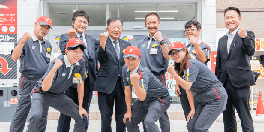 出光PB商品があるのは出光SSだけ。<br>私たちが売らないでどうするの?と(笑)。<br>お客様の納得購入は、深い関係を築けた証!