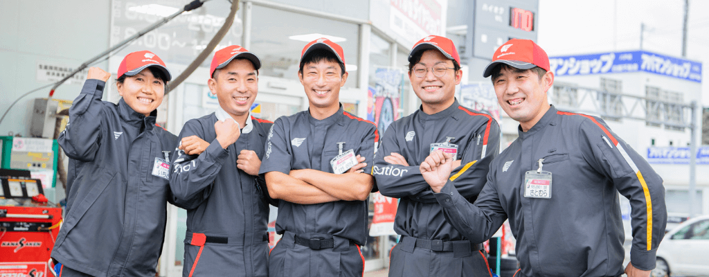 目指すは、日本一のフルSS!<br>元気で丁寧な接客オペレーションを確立し、<br>お客様を虜にする!